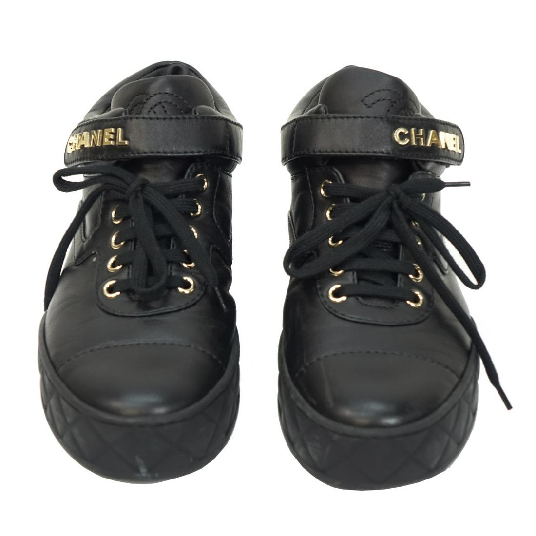 Chanel High Top Sneakers (1 of 4)