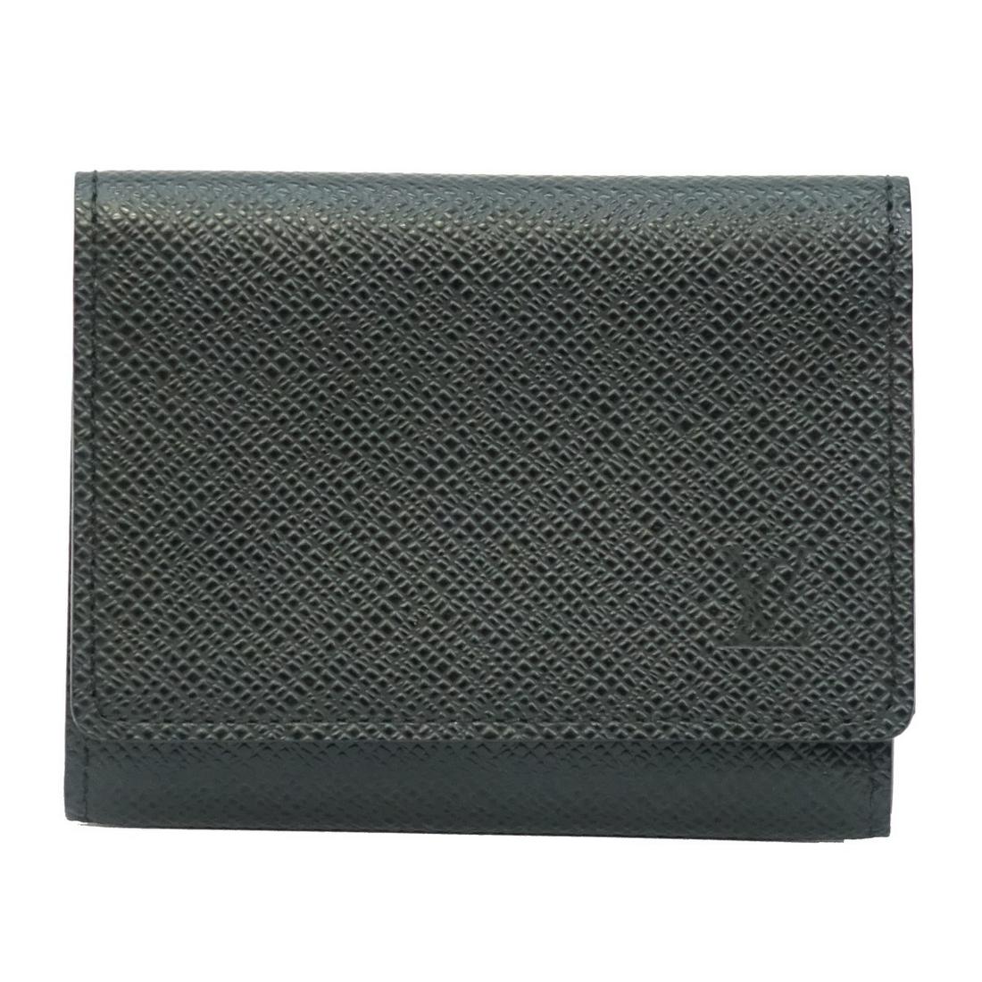 Louis Vuitton Pocket Organizer (3 Card Slot) Taiga Navy