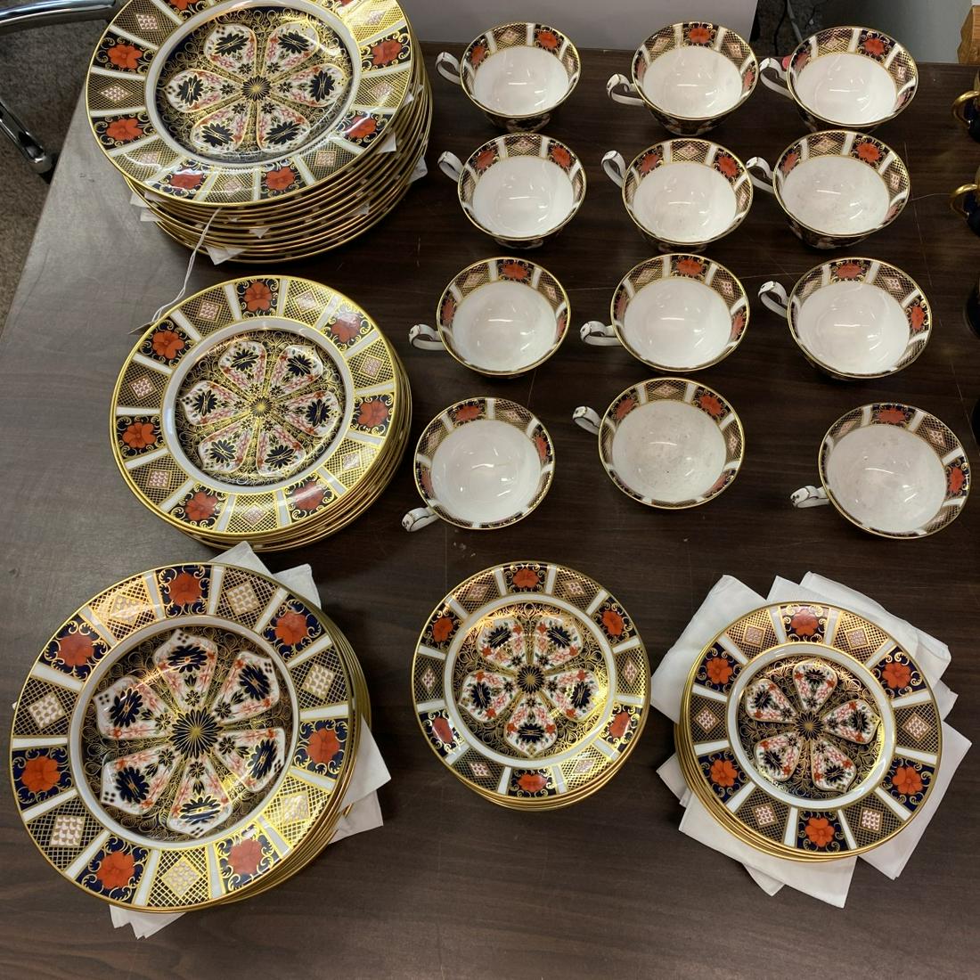 (61) Pc. Royal Crown Derby "Imari" Service (1 of 8)