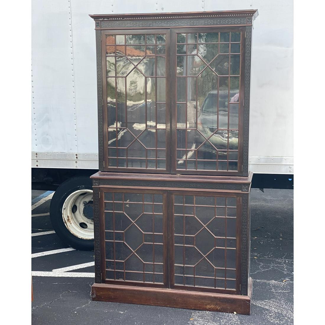 Antique Chinese Chippendale Display Cabinet (1 of 9)