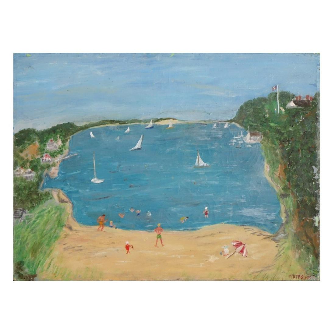 Artist Unknown (20th C.) American School O/C (1 of 4)