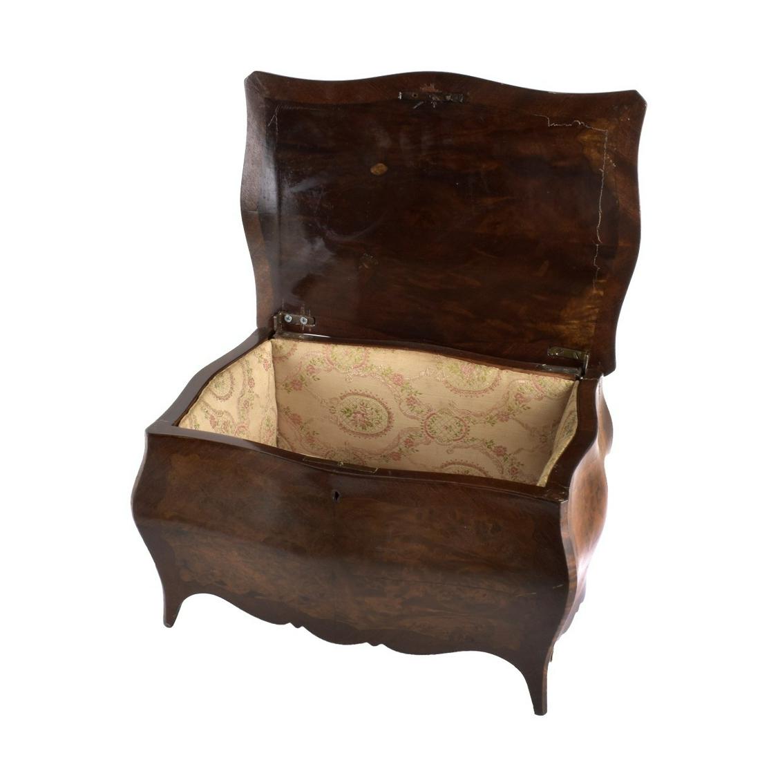 Antique English Jewelry/Sewing Box (1 of 6)