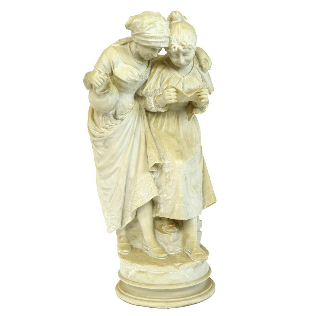 Large 20th C. Art Nouveau Sculpture (1 of 3)