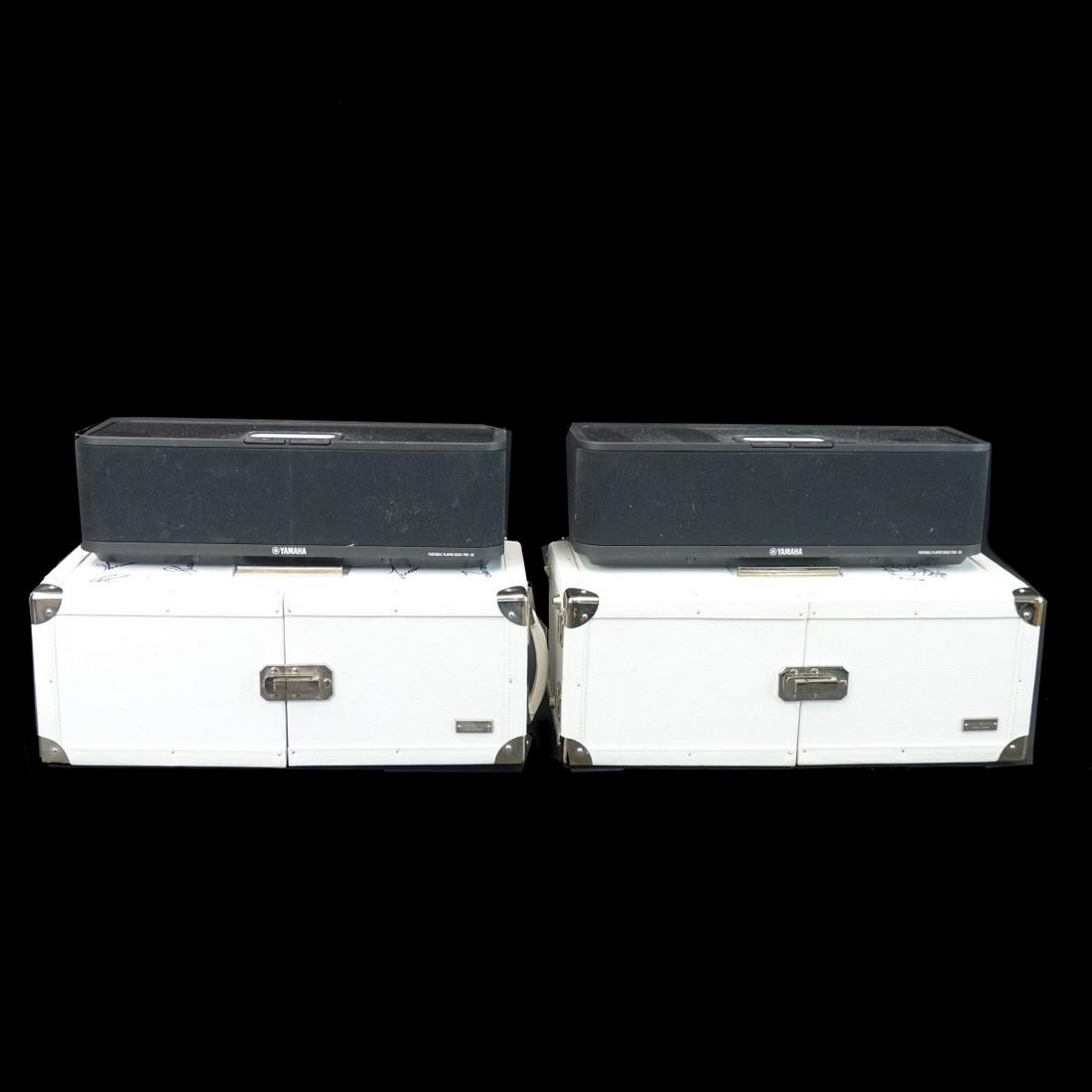 (2) Autographed Yahama Portable Player Dock (1 of 7)