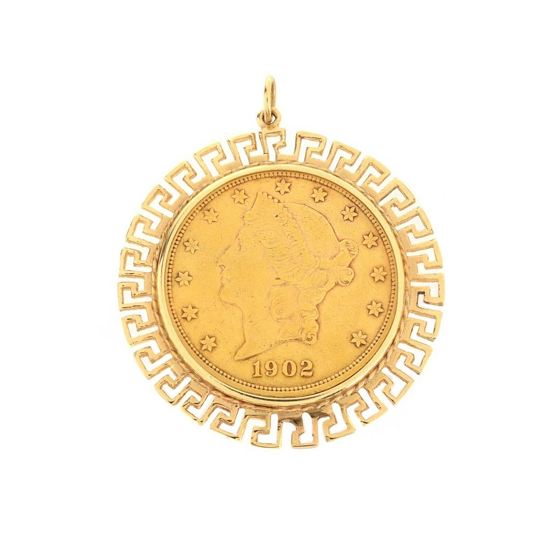 US $20 Gold Coin Pendant (1 of 3)