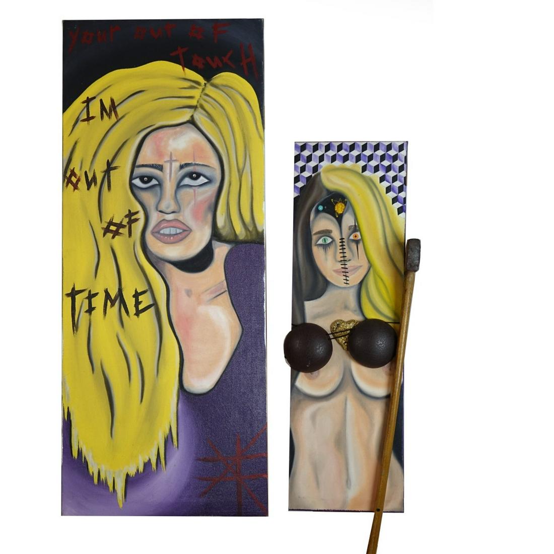 Two (2) Modern Paintings on Canvas (1 of 2)