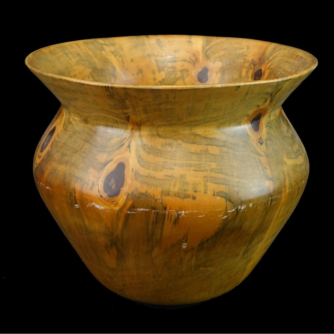 20th C. Norfolk Island Pine Vase (1 of 4)