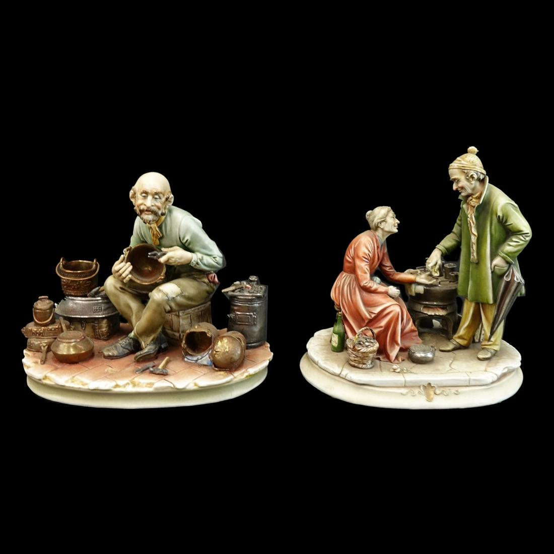 Two (2) Antonio Borsato Porcelain Figurines (1 of 6)