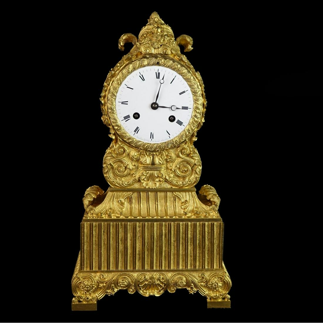Antique French Rococo Style Mantle Clock (1 of 3)