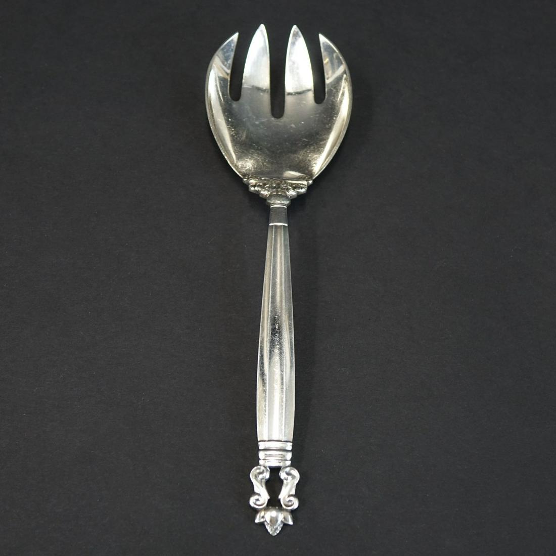 Georg Jensen "Acorn" Serving Fork (1 of 3)