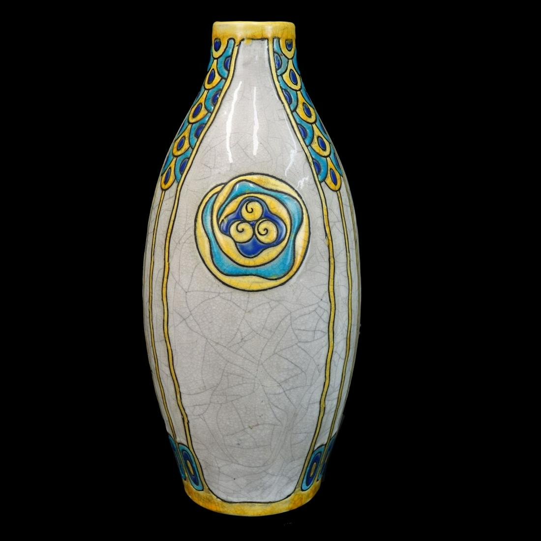 Charles Catteau Faience Vase (1 of 3)