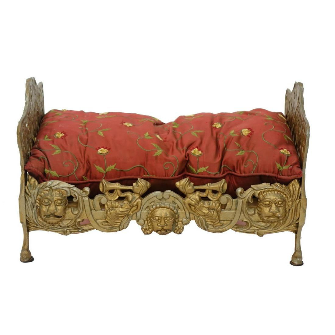 Antique Bronze Salesman Sample Bed (1 of 3)