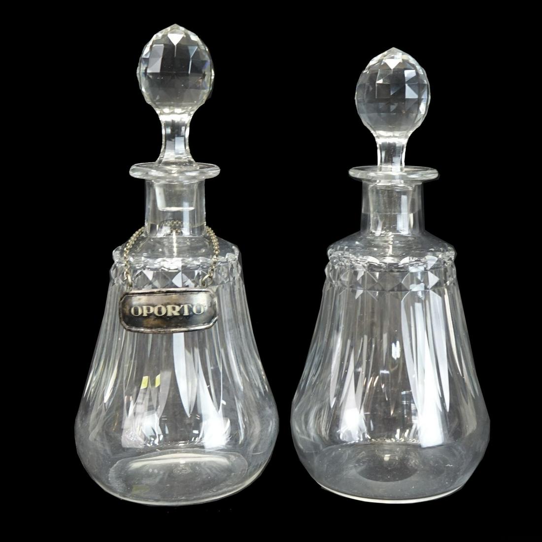 Pair of Baccarat Decanters (1 of 4)