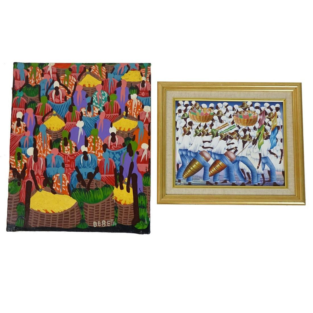 Haitian Oil Paintings (1 of 4)