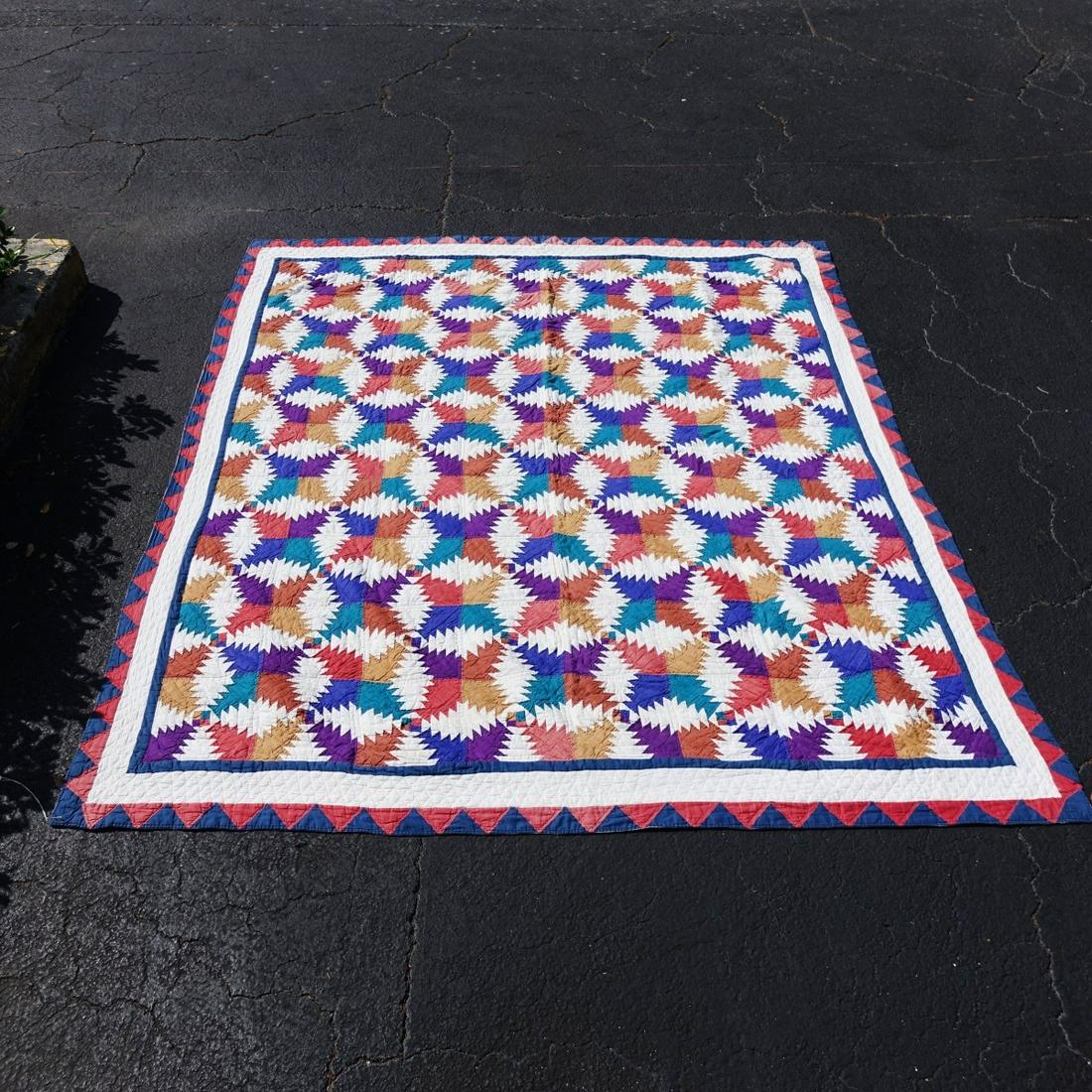 Vintage Handmade Quilt (1 of 3)