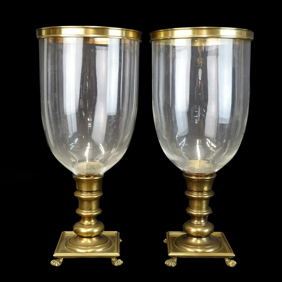 Pair of Decorative Crafts Inc. Candle Holders (1 of 2)
