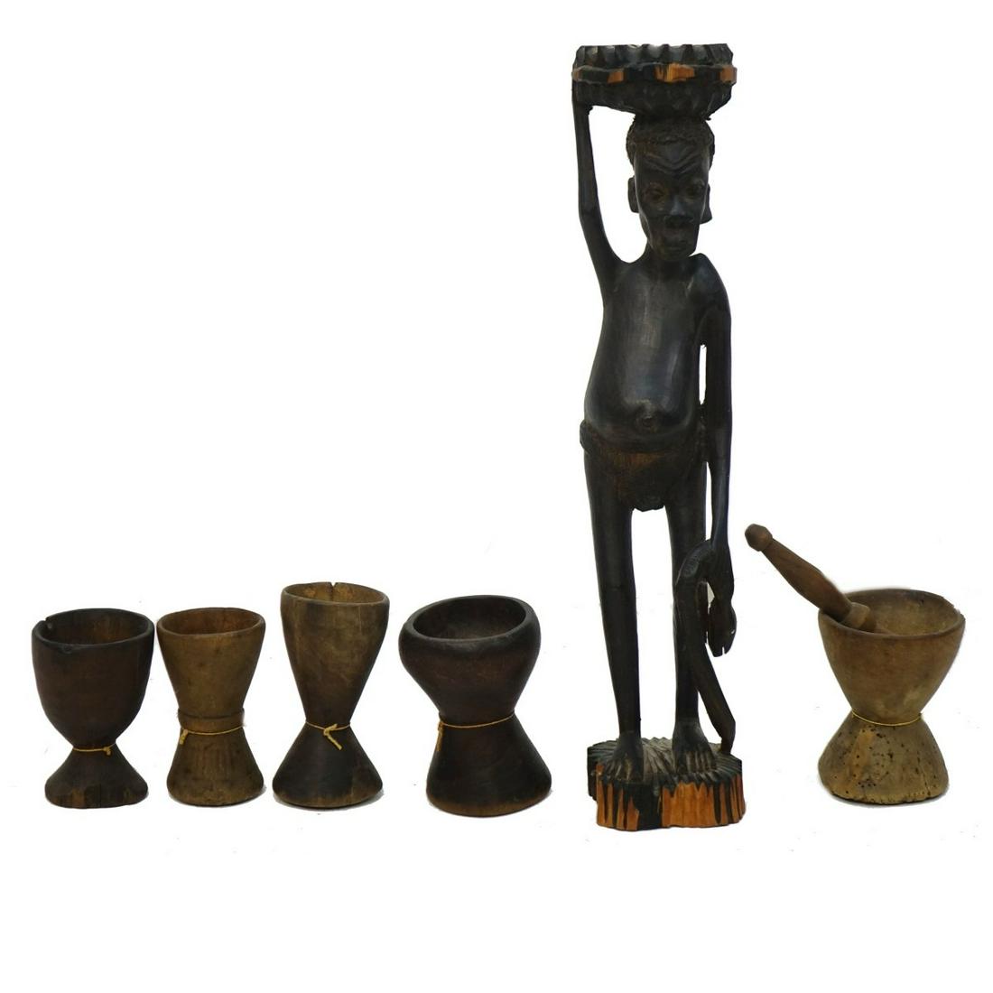 Hand Carved Tribal Items (1 of 3)