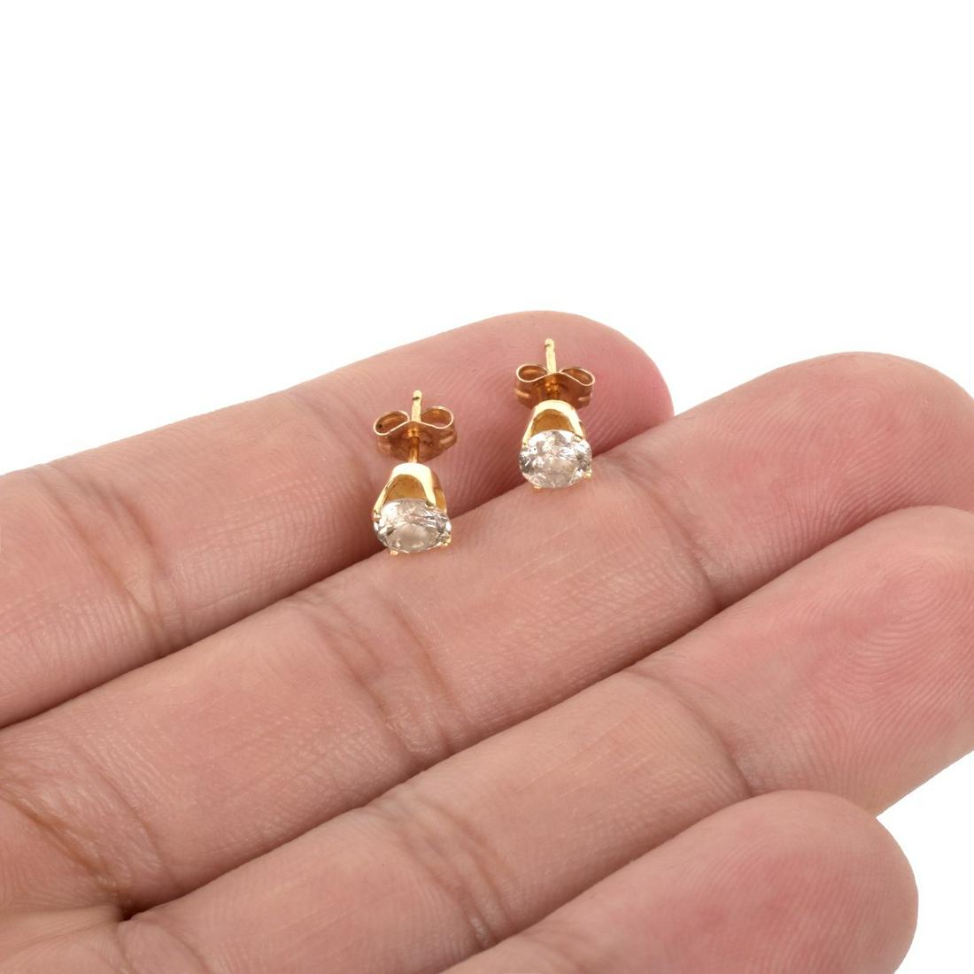 Diamond and 14K Ear Studs (1 of 3)