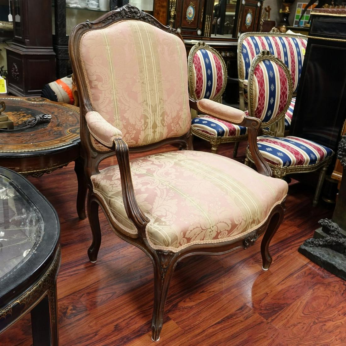 Louis XV Style Fauteuil Armchair (1 of 4)