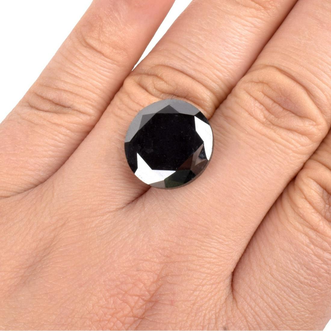 IGL 21.78ct Black Diamond (1 of 4)