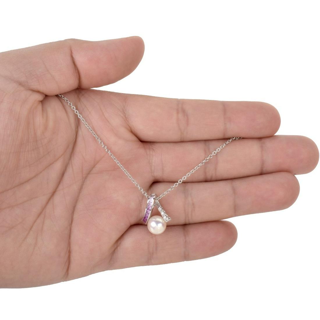 Mikimoto Pearl and 18K Necklace (1 of 6)