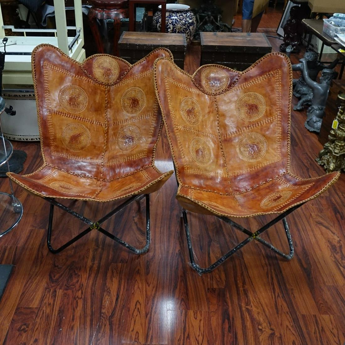 Pair of Leather Chairs (1 of 3)