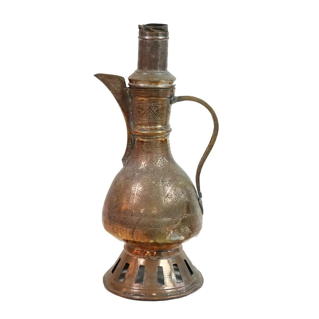 Islamic Brass Ewer (1 of 2)