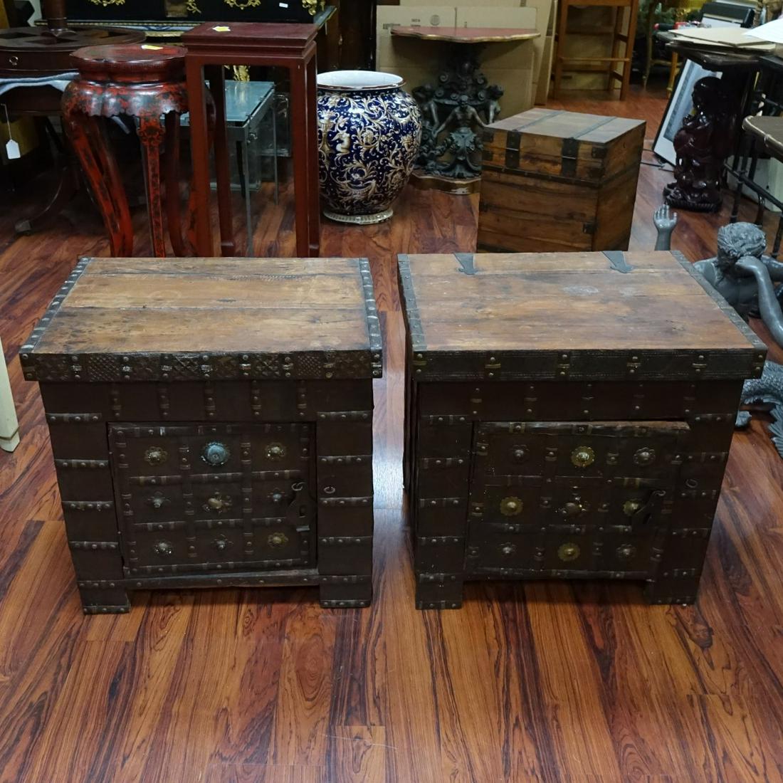 Oriental Style End Tables (1 of 3)