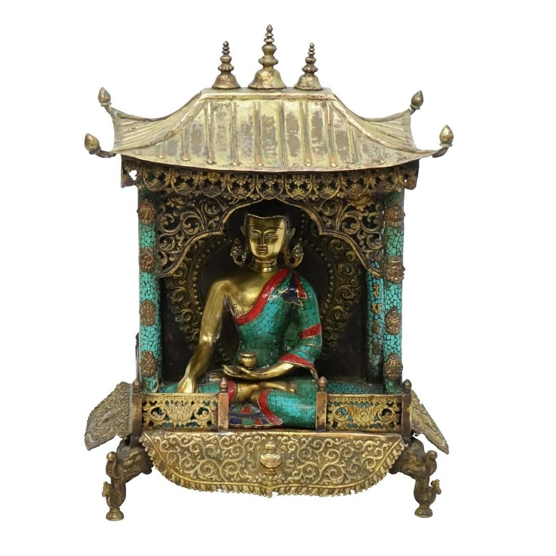 Tibetan Buddha in Temple (1 of 3)