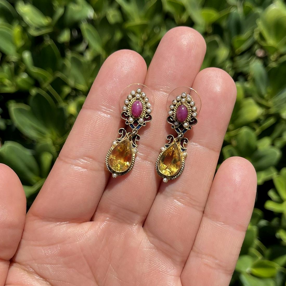 Percossi Papi Gemstone Earrings (1 of 4)