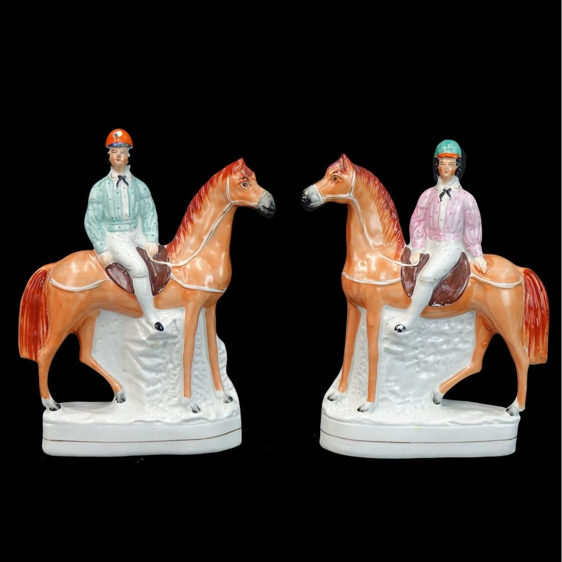 Pair of Staffordshire Figures (1 of 3)