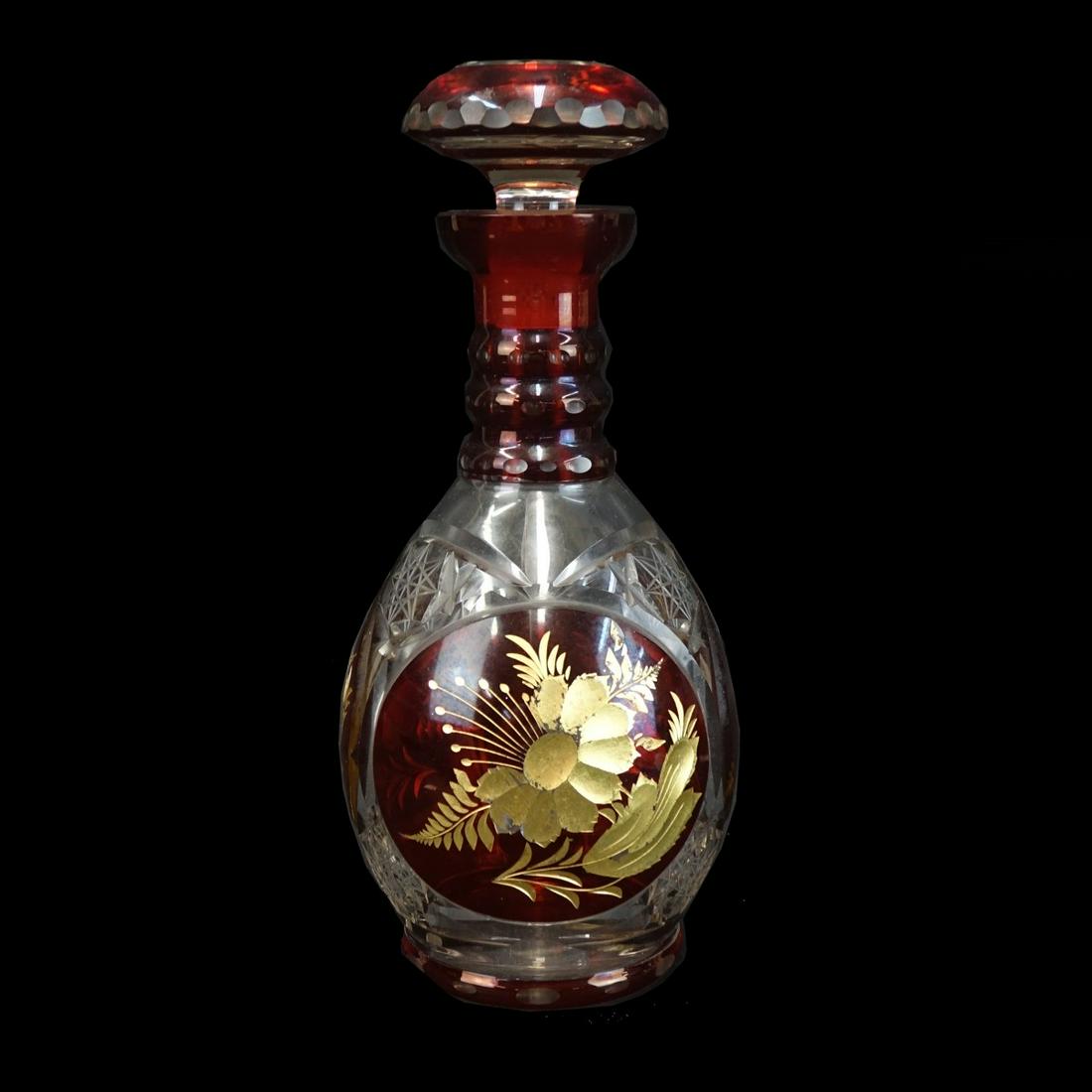 Vintage Bohemian Decanter (1 of 2)