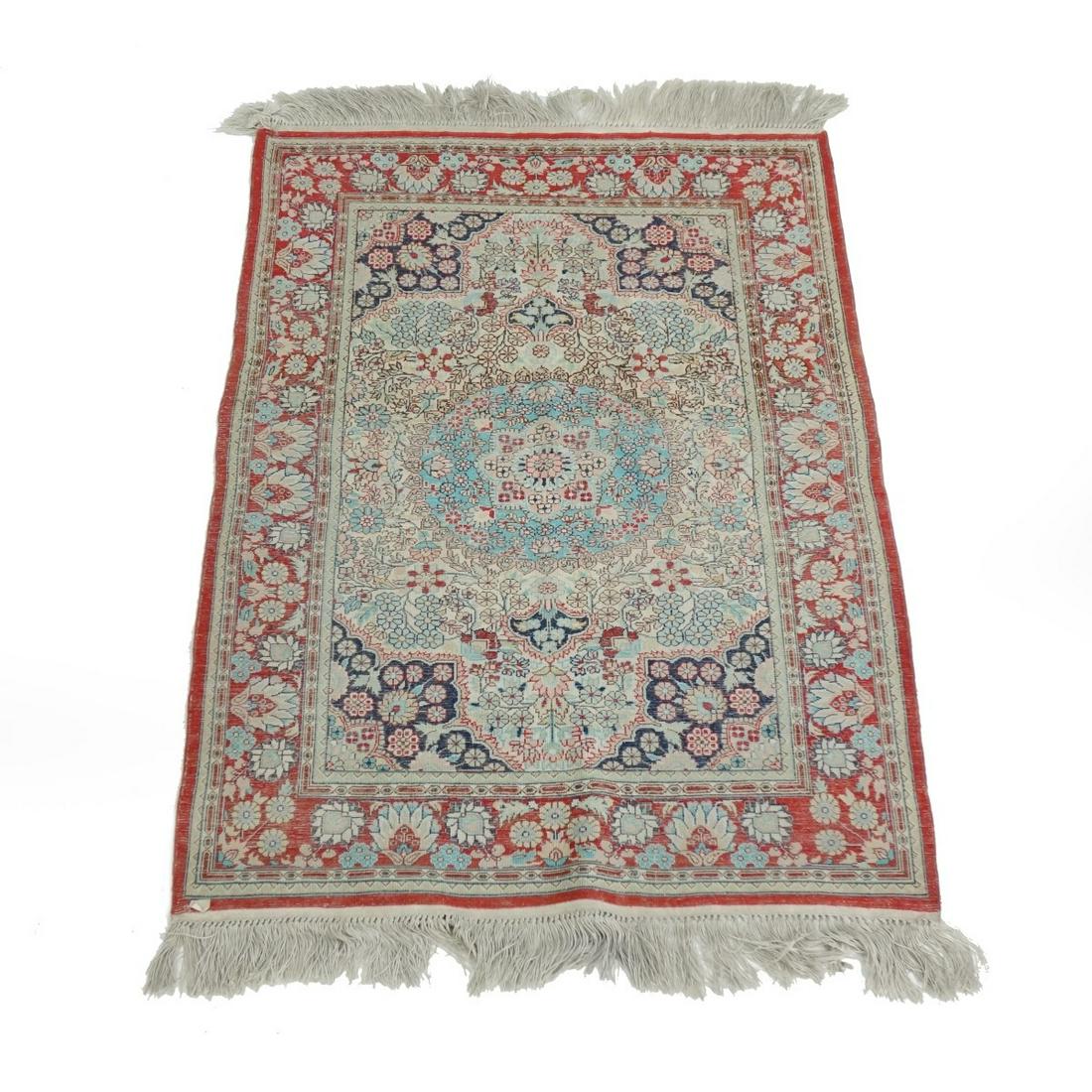 Persian Silk Rug (1 of 3)