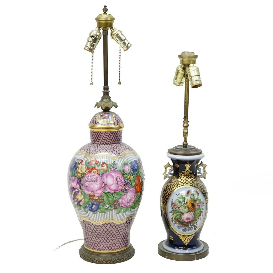 Vases Mounted as Lamps (1 of 2)