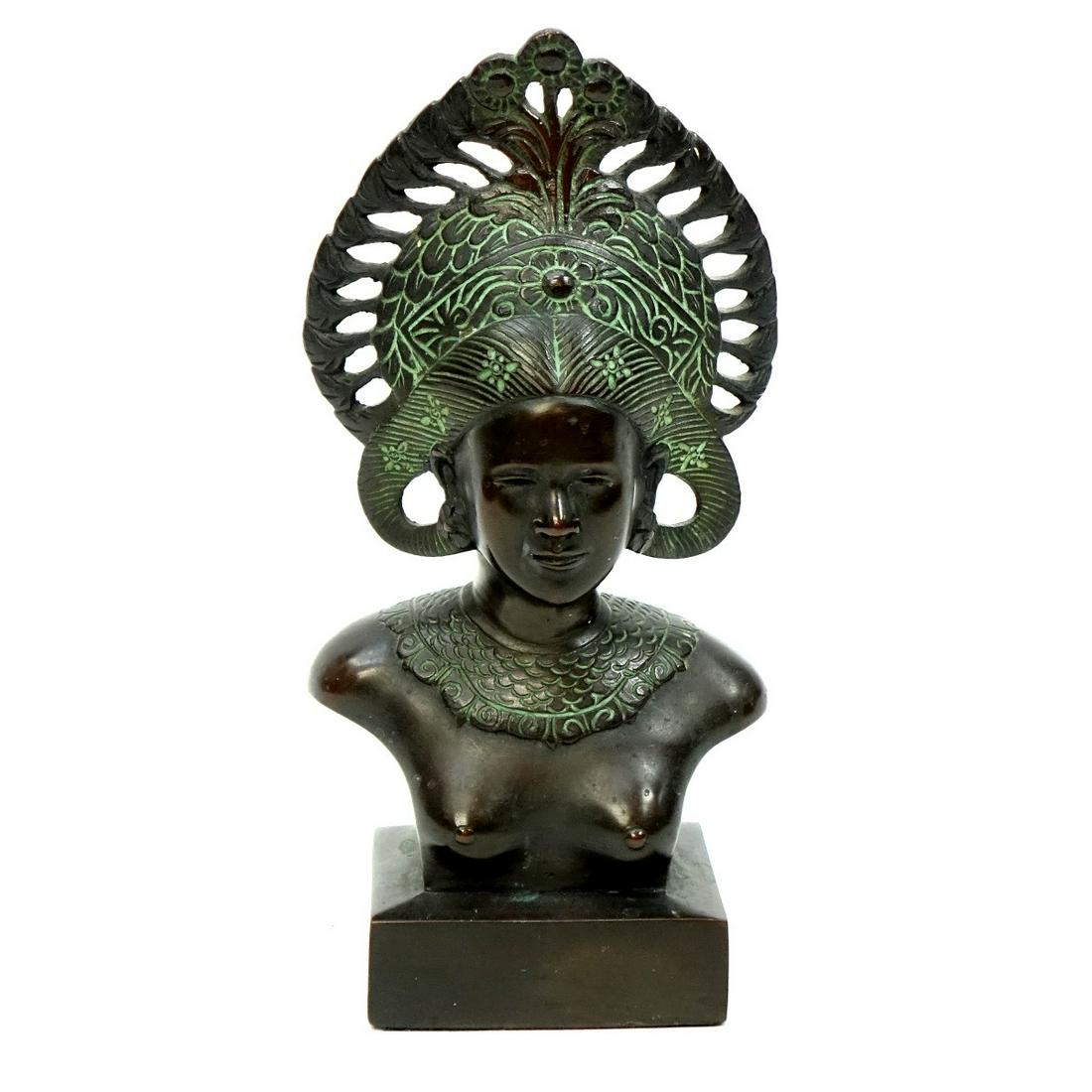 Antique Balinese Bronze Bookend (1 of 4)