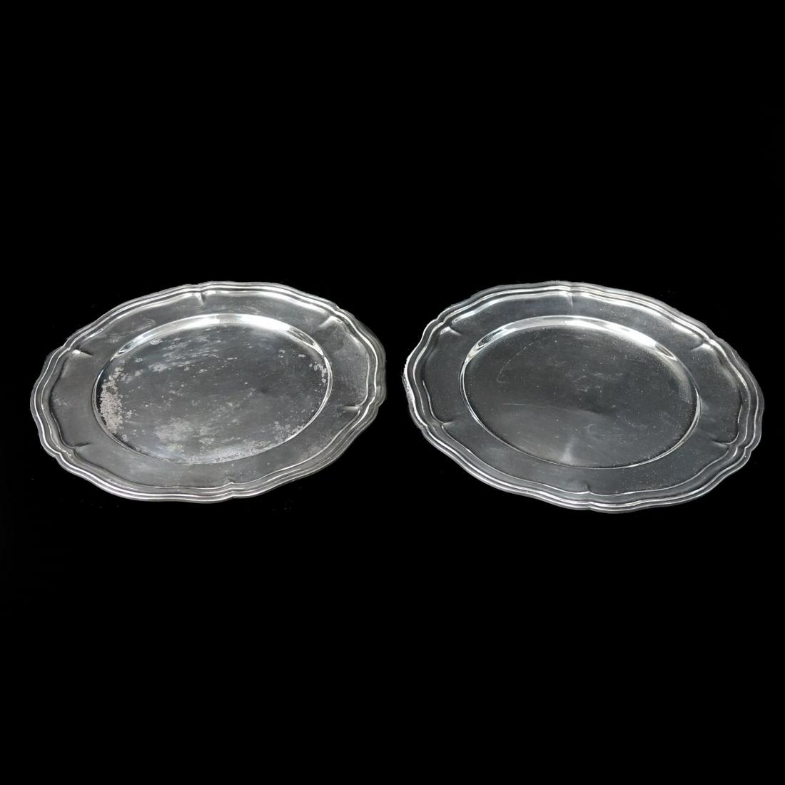 Two Japanese 950 Silver Chargers (1 of 4)