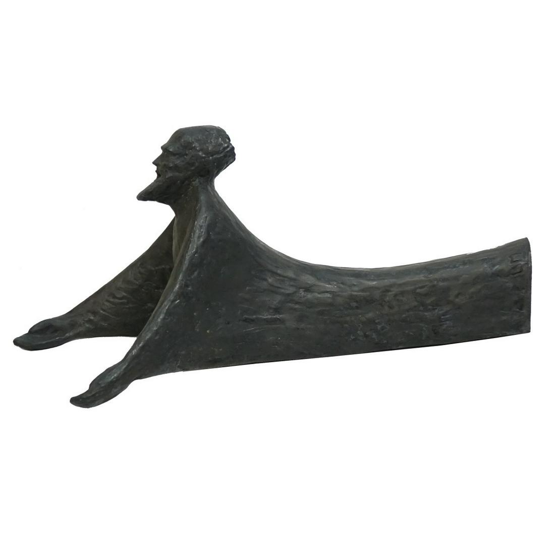 Larry Mohr, American (1921 - 2013): Larry Mohr, American (1921 - 2013) Bronze Sculpture "Abraham" Signed and Numbered 5/8. Measures 22-5/8" x 9" x 11-3/4". Provenance: Estate of Larry Mohr. Larry Mohr was an accomplished sculptor whose