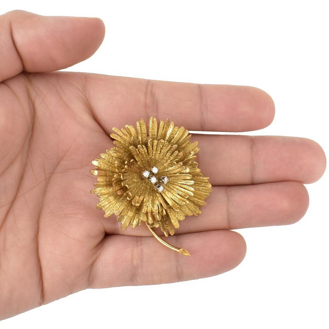 Diamond and 18K Brooch (1 of 6)