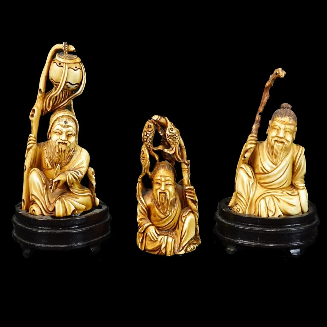 Chinese Seated Figures (1 of 3)