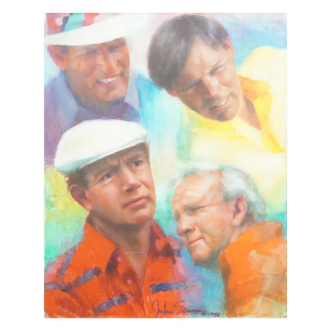 Unknown Artist (20th C.) O/C (1 of 4)