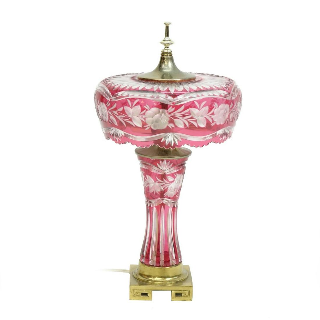 Vintage Glass Lamp (1 of 2)