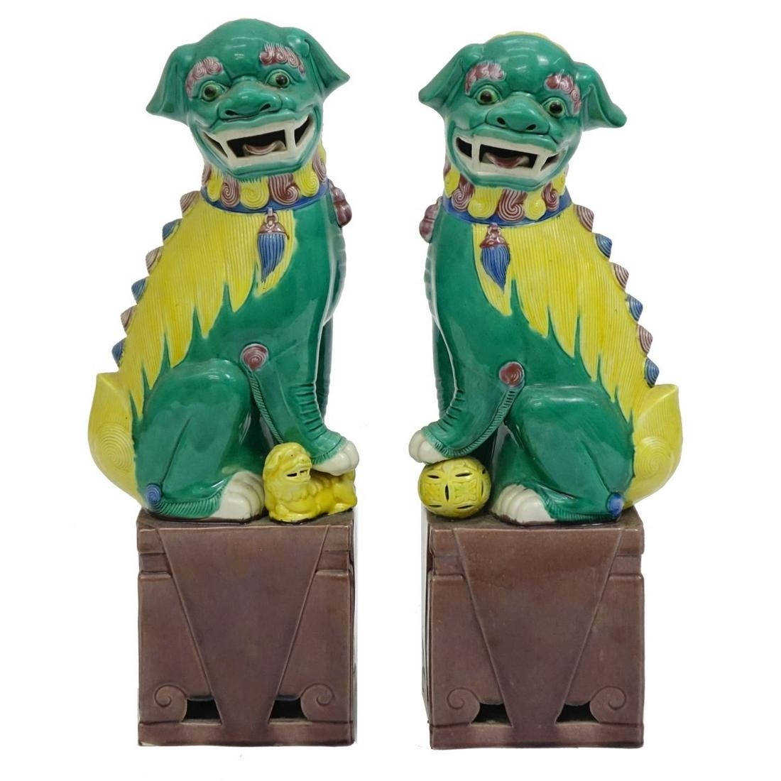 Large Chinese Foo Dogs (1 of 3)