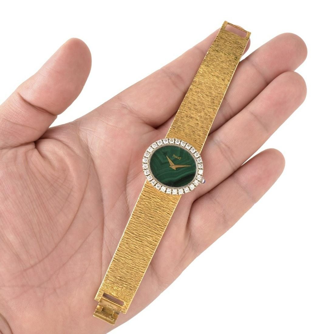 Piaget 18K, Diamond and Malachite Watch (1 of 5)