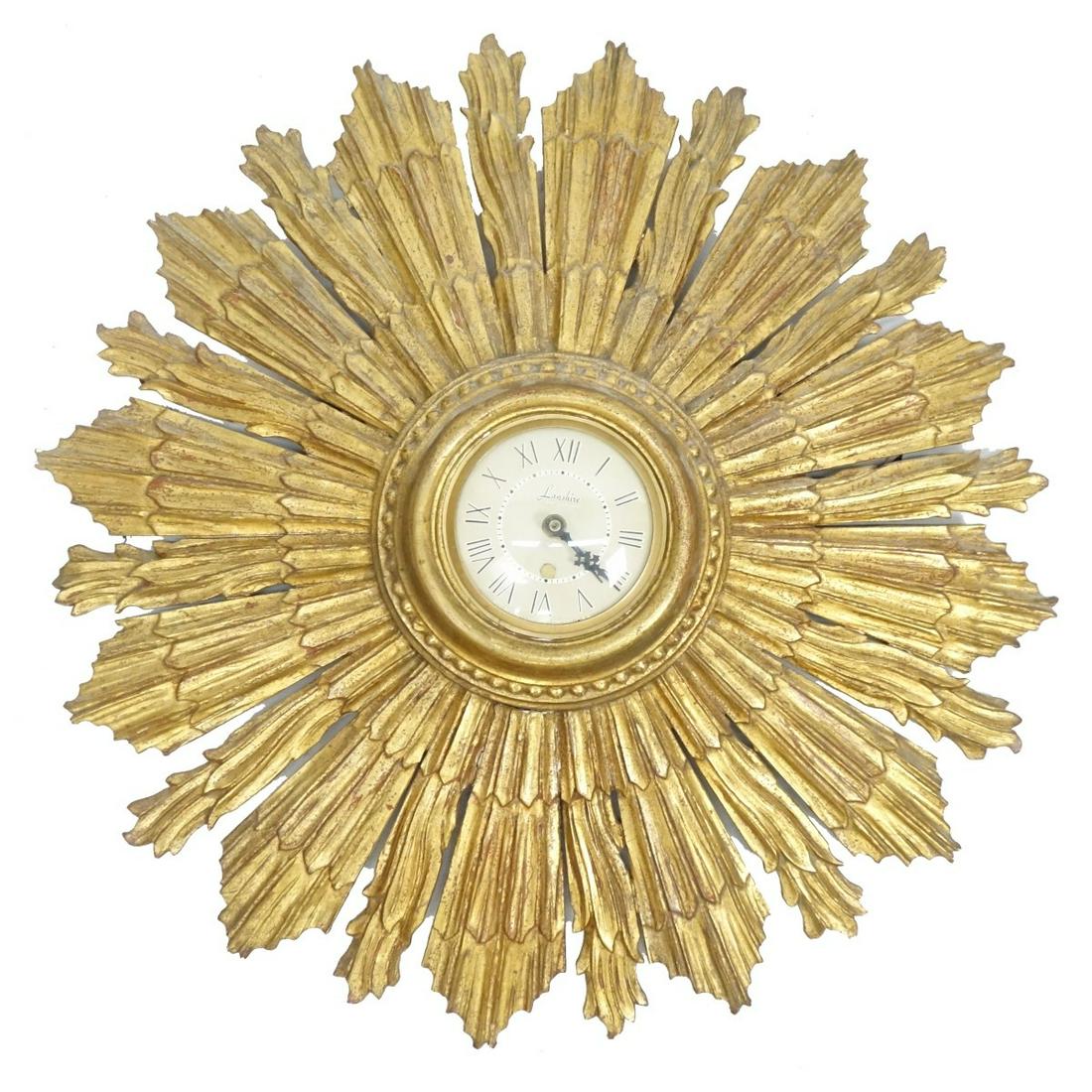 Lanshire Clock in Starburst Frame (1 of 2)