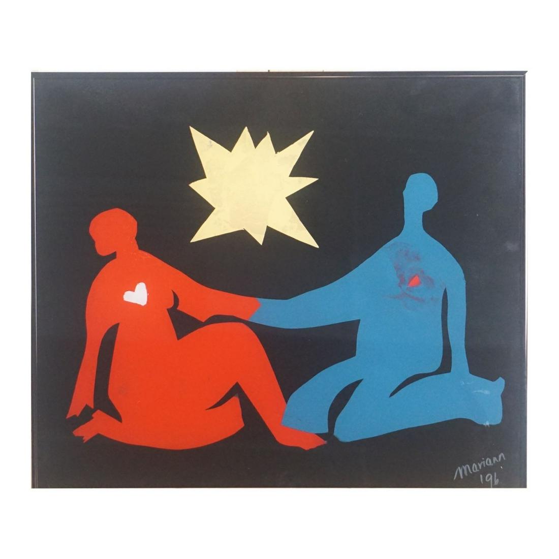 20th C. Unknown Artist Silkscreen (1 of 3)