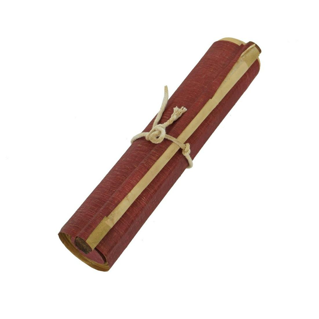 Japanese Shunga Erotic Scroll: Antique Japanese Shunga Erotic Scroll with Silk Brocade Backing. Signed. Scroll measures 97" x 9-1/2". Condition: Toning otherwise good condition. Estimate: $100.00 - $300.00 Domestic Shipping: $38.00