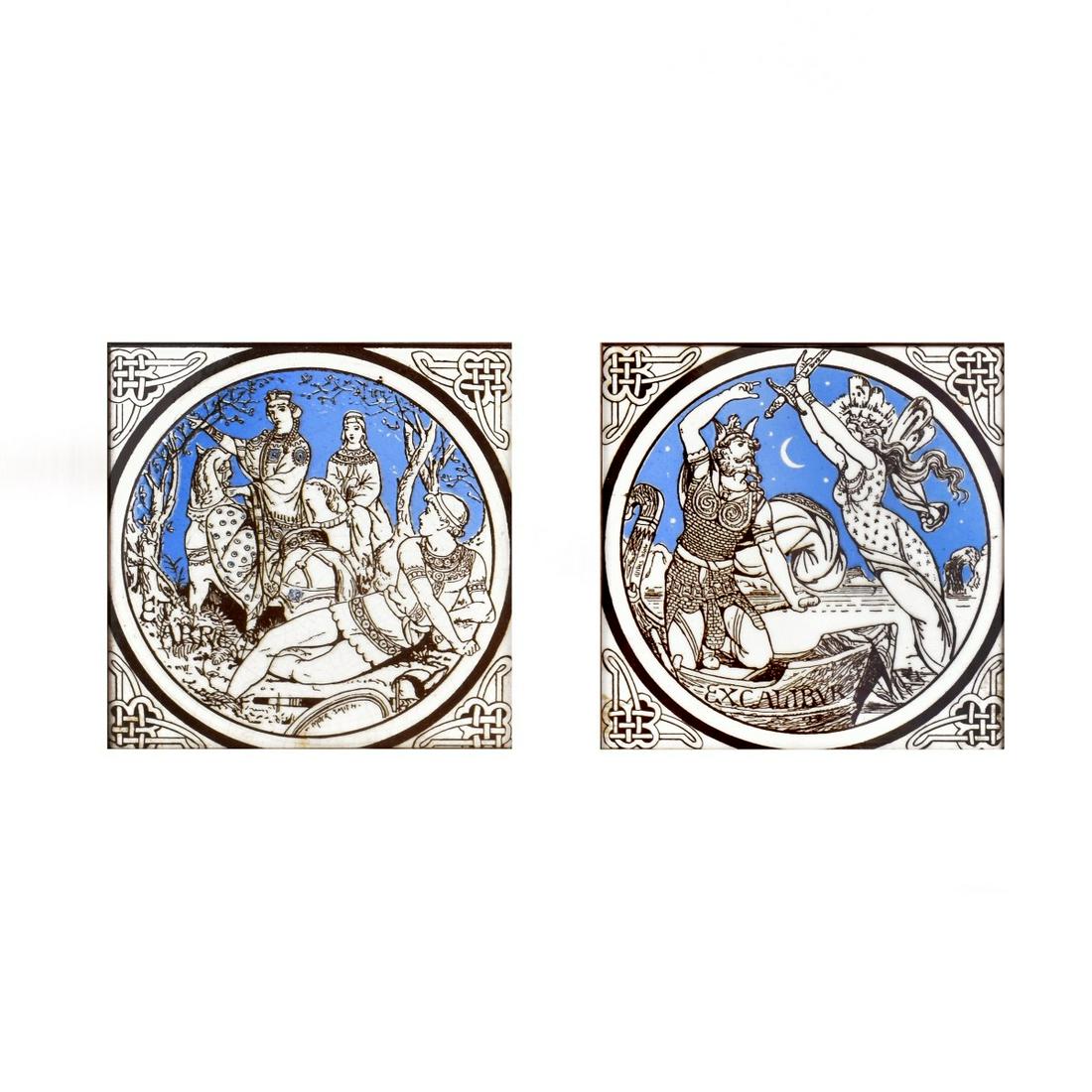 Pair of Minton Plaques (1 of 3)