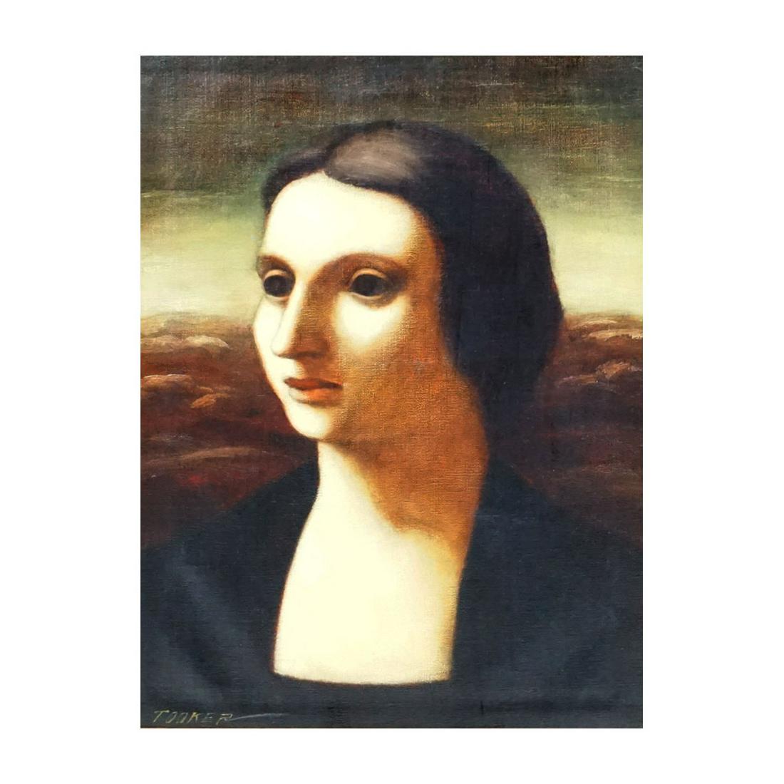 Attrib: George Tooker (1920 - 2011) (1 of 4)