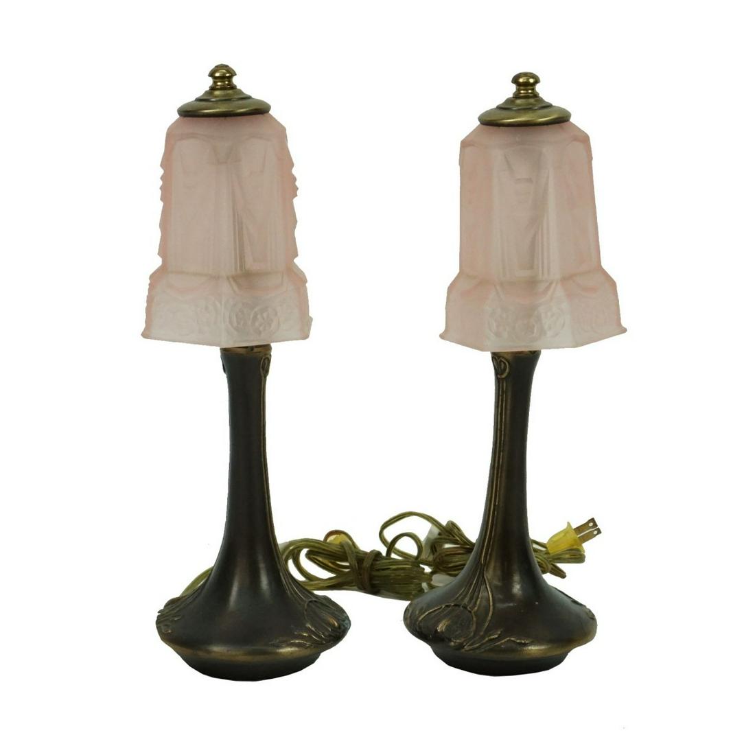 Pair of Art Deco Lamps (1 of 2)