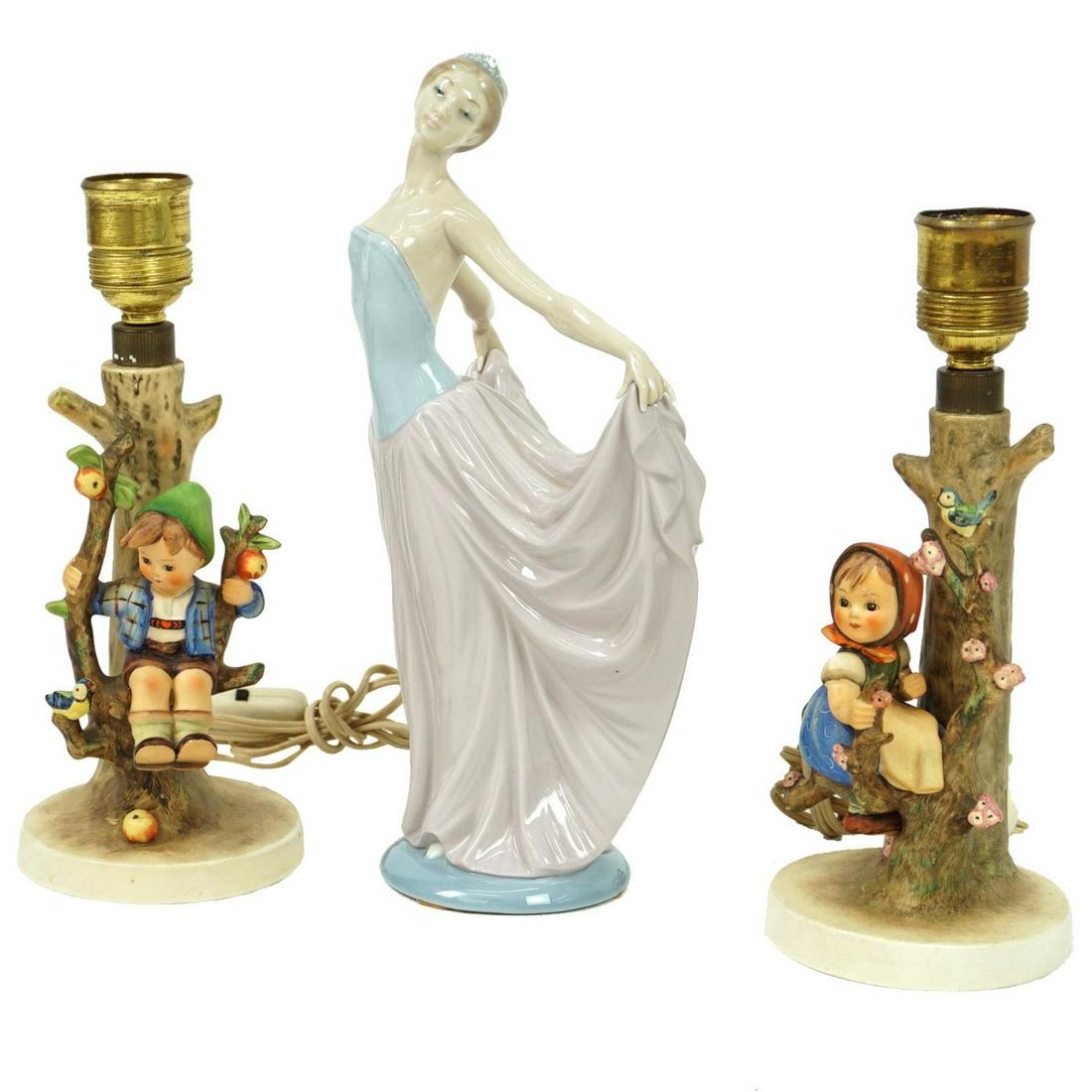 Three Vintage Porcelain Figurines (1 of 7)